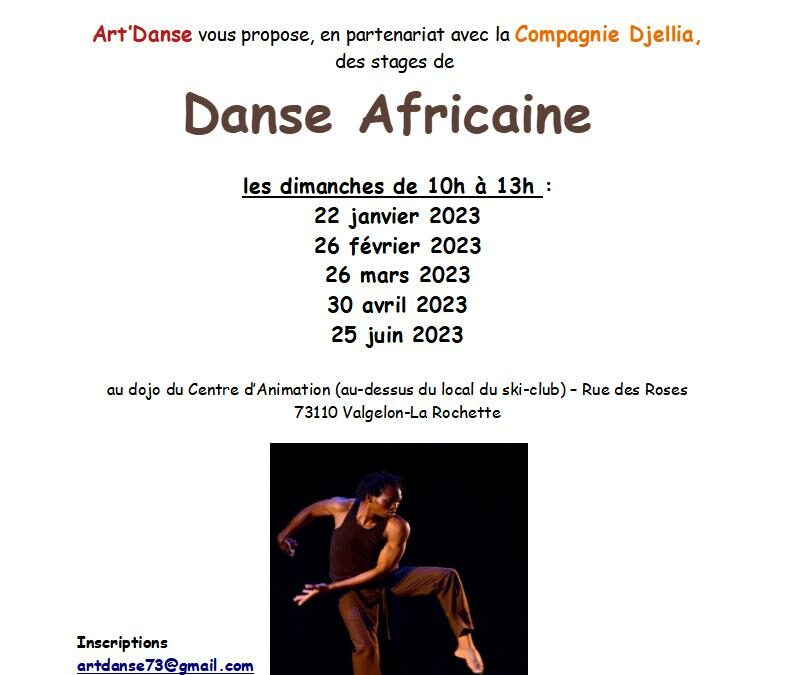 2023 – Nos stages de danse africaine